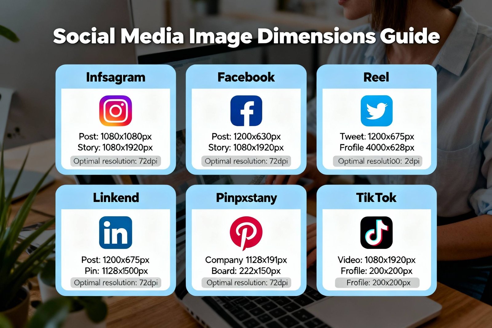 Social media image guide